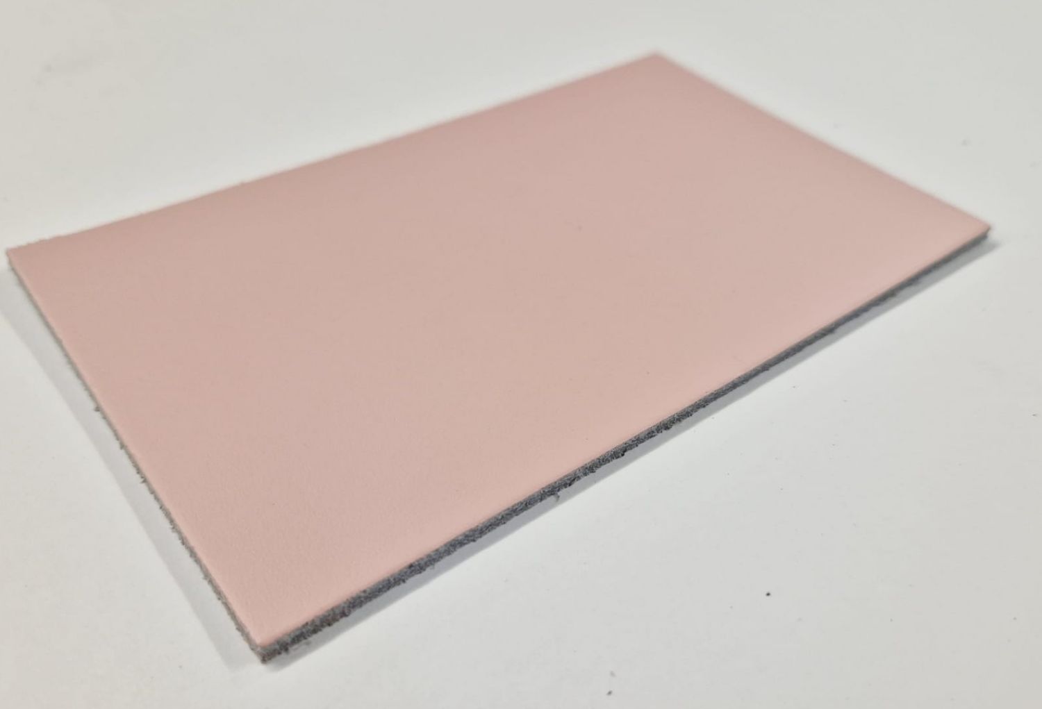 Leather Rectangle - 3 Sizes & Various Colours (141mm x 206mm / Baby Pink)